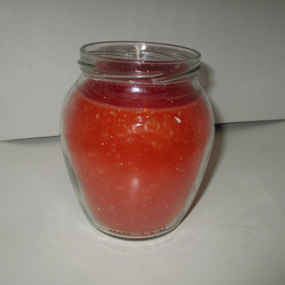 CANDLE Cranberry Pumpkin shy of 2# 6x5 See photos